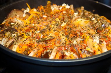 Ratatouille, sıcak sebze