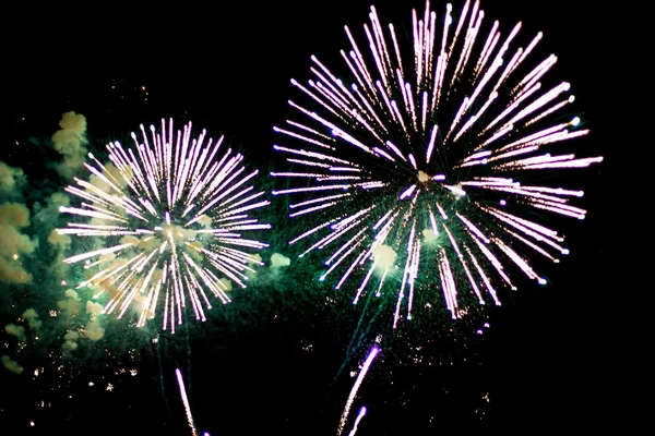 Fuochi d'artificio celebrativi — Foto Stock