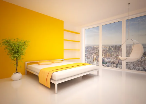 Modern interior of bedroom — Stock Photo, Image