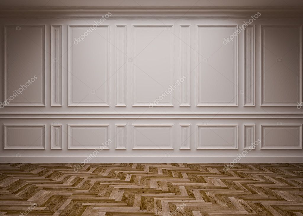 Classic blank interior — Stock Photo © Podsolnukh #35625255