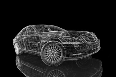 araba 3d modeli