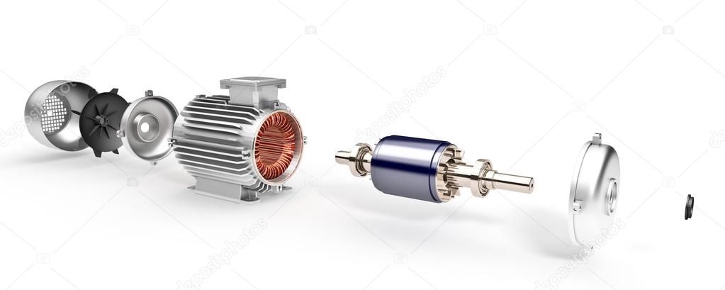 Industrial electric motor