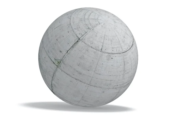 Concret geometric shapes sphere — Stock Photo, Image