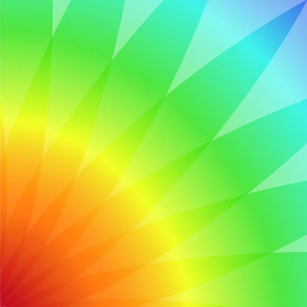 Abstrakter Hintergrund mit farbigen Blütenblättern — Stockvektor