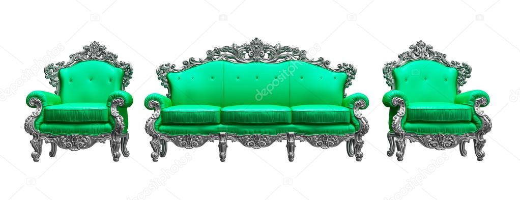 Classic Baroque armchairs & sofa