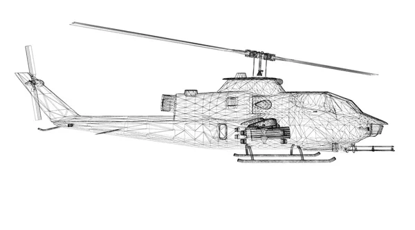 Askeri helikopter — Stok fotoğraf