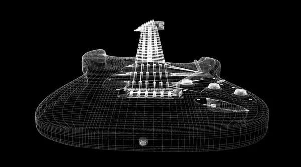 Gitara elektryczna — Zdjęcie stockowe