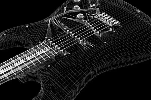 Guitarra elétrica — Fotografia de Stock