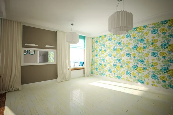 Interior room empty in modern style — Stock Photo, Image