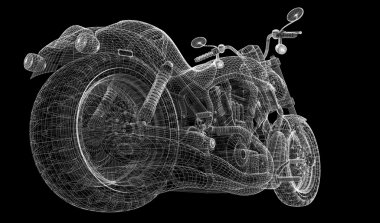 bir arka plan üzerinde motosiklet