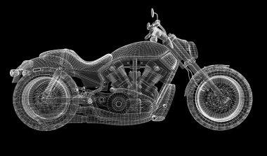bir arka plan üzerinde motosiklet