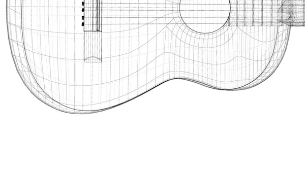 Chitarra acustica — Foto Stock