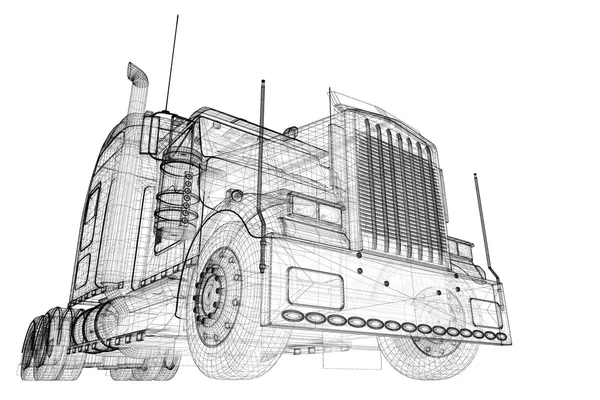 Logistyka - transport samochodowy — Zdjęcie stockowe