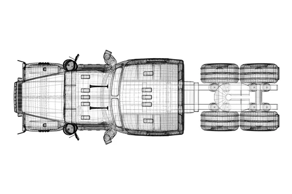 Logistika - autodoprava — Stock fotografie