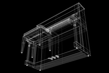yolu ile antika piyano