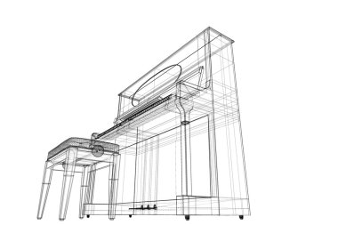 yolu ile antika piyano