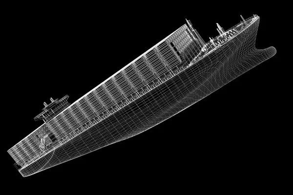 Konteyner gemisi kargo — Stok fotoğraf