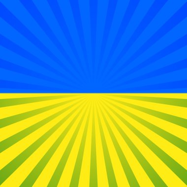 Ukrayna bayrağı rengi. açık arka plan