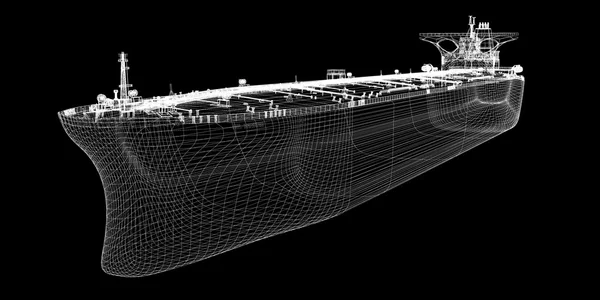 Nave cisterna per petroliere — Foto Stock