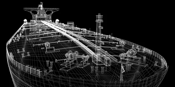Buque portador de crudo cisterna —  Fotos de Stock