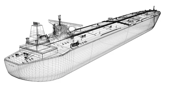 Nave cisterna per petroliere — Foto Stock