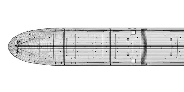 Nave cisterna per petroliere — Foto Stock