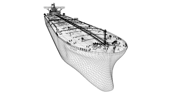 Nave cisterna per petroliere — Foto Stock