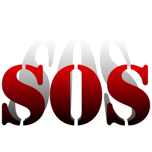 Sos の web アイコン — ストックベクタ