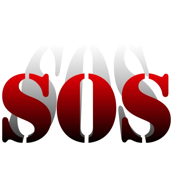 Sos icono web — Vector de stock