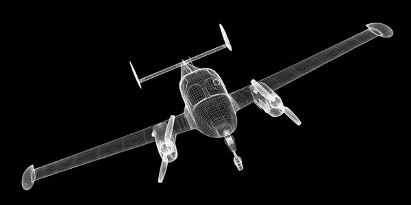 Маленький самолет Пайпер — стоковое фото