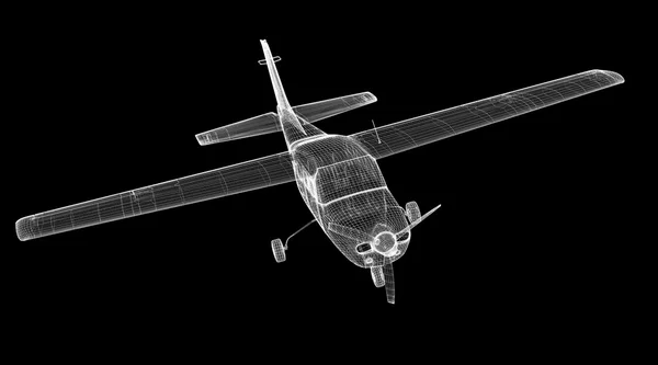 Piccolo aereo del pifferaio — Foto Stock