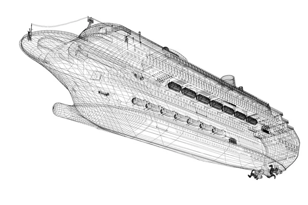 LINEA DI CRUISE — Foto Stock