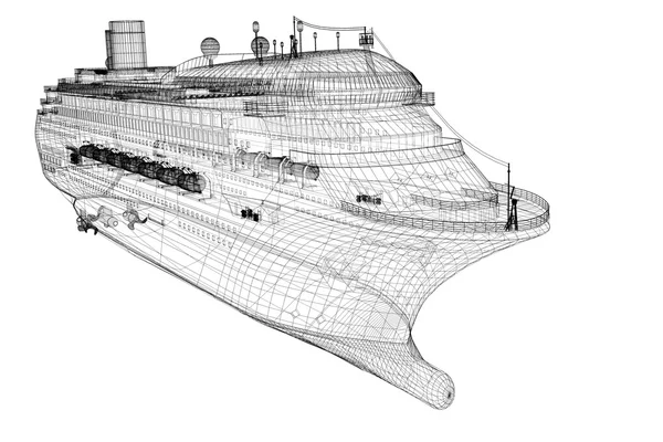 Kreuzfahrtschiff — Stockfoto