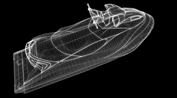 ジェット スキー分離フロント ビュー — ストック写真