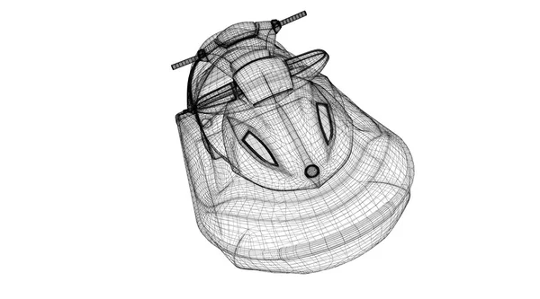 ジェット スキー分離フロント ビュー — ストック写真