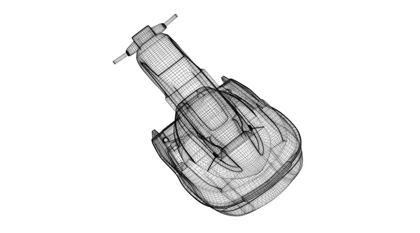 Izole jetski görünümü — Stok fotoğraf