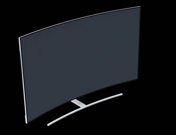 Led Isolated Black Background Model — Stock Photo, Image