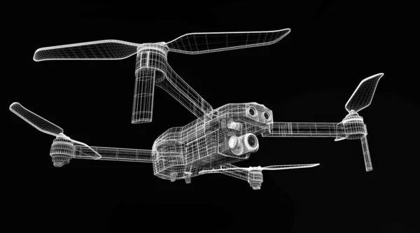 Rendering Drone Model — Stock Photo, Image