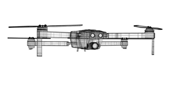 3D рендеринг беспилотника