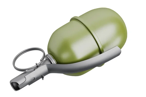 3D型战斗榴弹 白色背景分离 — 图库照片