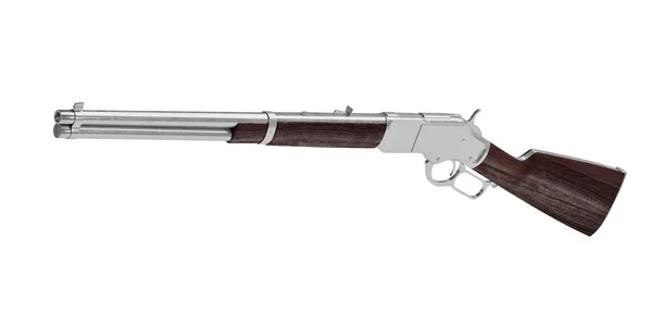 3D型步枪 白色背景隔离 — 图库照片
