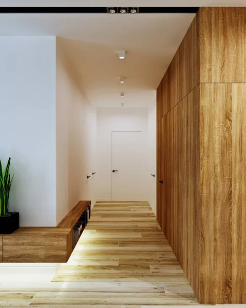 Loft Interior Moderno Apartamento Moderno Estilo Casa — Foto de Stock