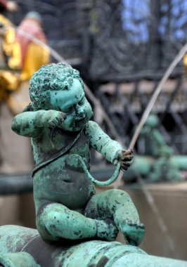 bir meleğin Fountain'dan heykelcik