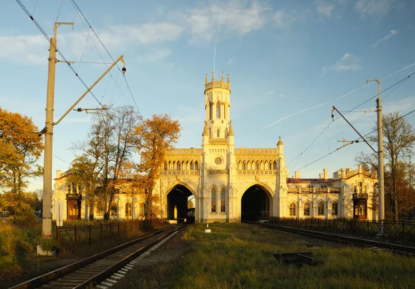 Stanice "nové peterhof" — Stock fotografie