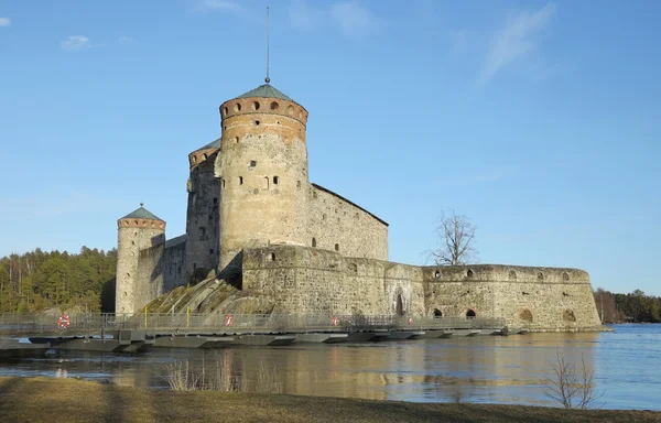 Zamek Olavinlinna, Finlandia — Zdjęcie stockowe