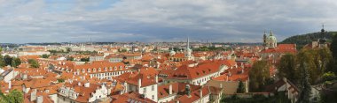 Prag 'ın panoramik görünümü