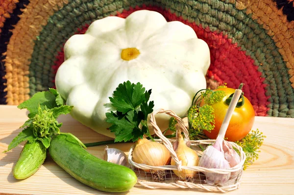 Bodegón de verduras . —  Fotos de Stock