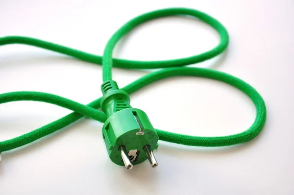 Cable eléctrico con enchufe . — Foto de Stock