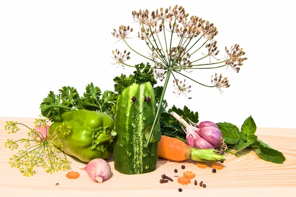 Sammansättning från grönsaker. — Stockfoto
