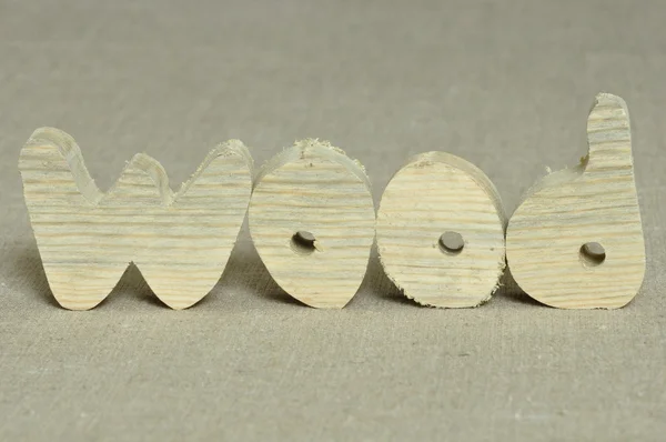 Cartas de madeira . — Fotografia de Stock